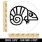 Chameleon Lizard Doodle Self-Inking Rubber Stamp for Stamping Crafting Planners